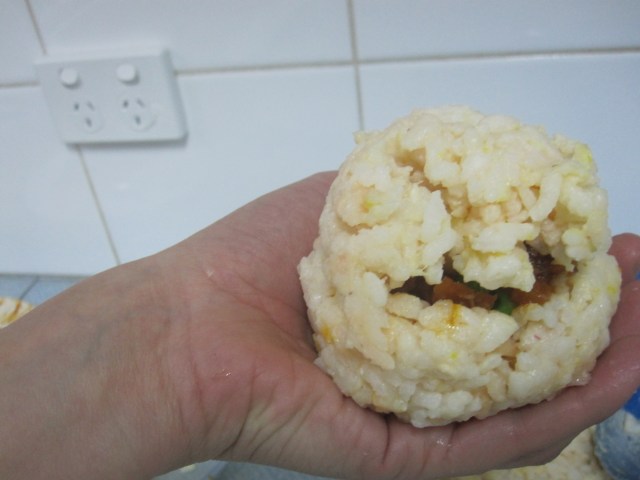 nonnos birthday 109 Filling arancini