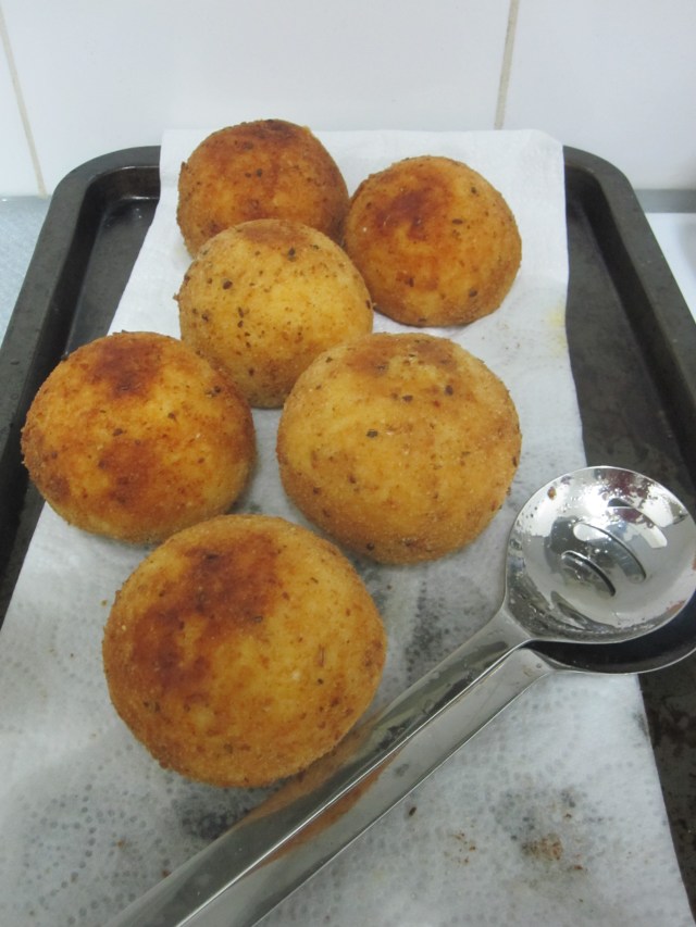 cooked arancini cooked arancini